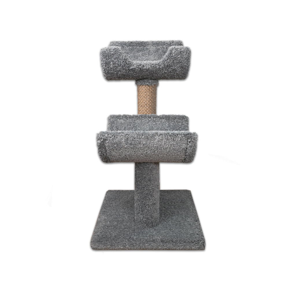 PLAY PERCH DUPLEX CAT TOWER W/ (2) CAT PERCH