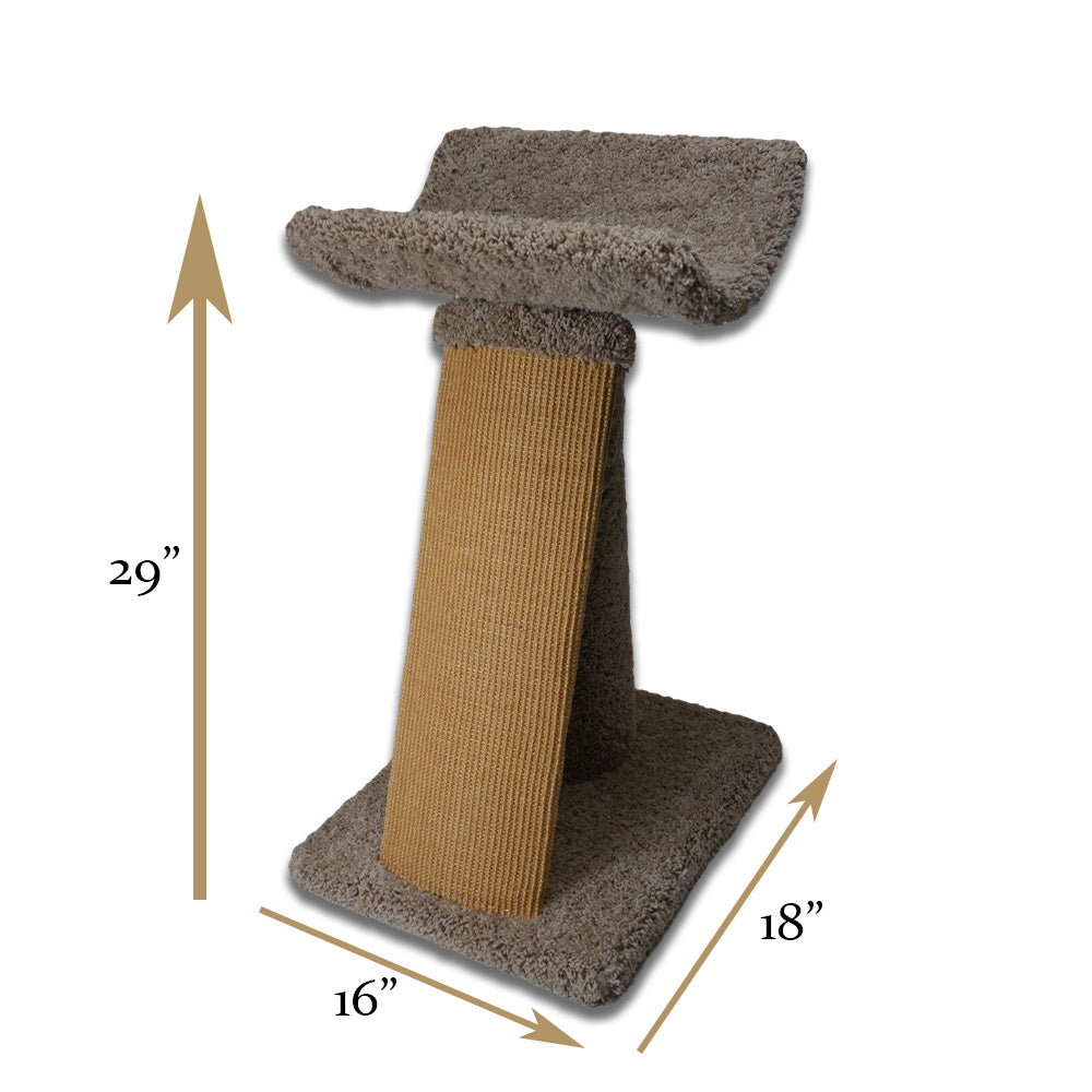 SVP CAT SCRATCHING PAD W/ PERCH