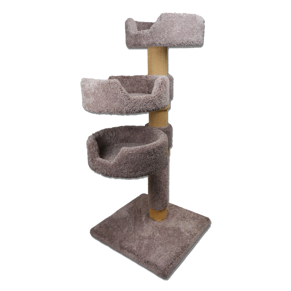 HYBERNEST TRIPLEX CAT TOWER W/ (3) CAT BED