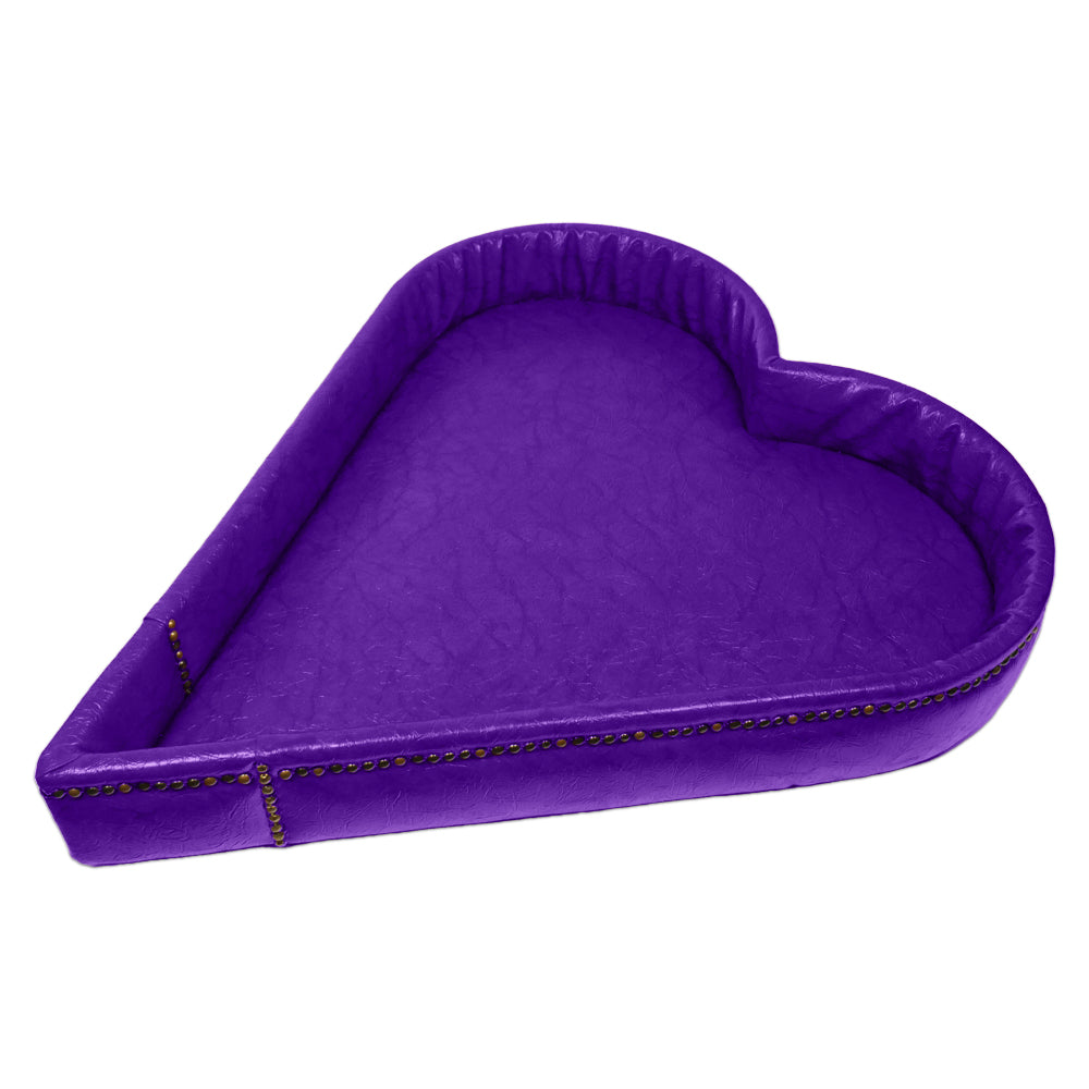 DELUXE ROYAL HEART DOG BED