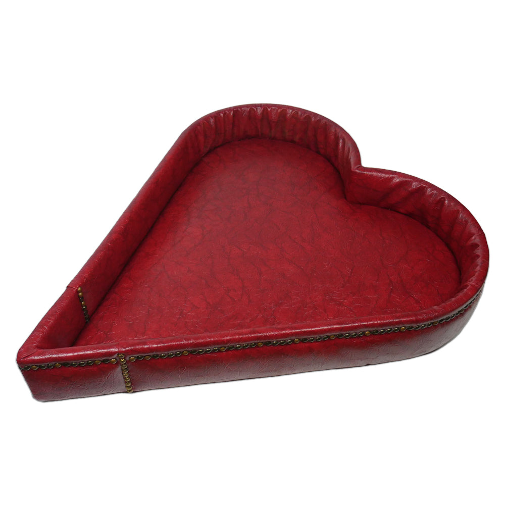 DELUXE ROYAL HEART DOG BED