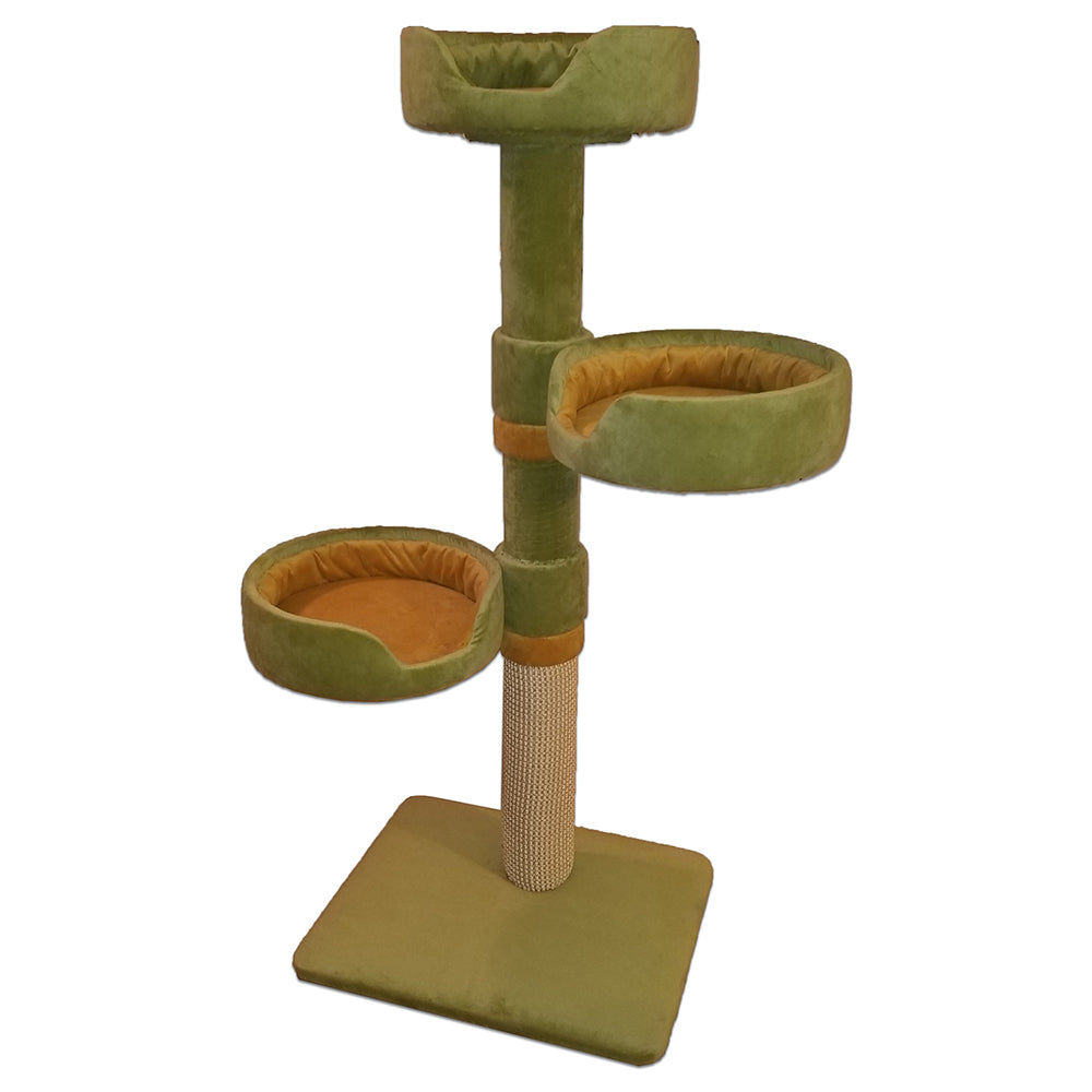 ZENBYCAT HYBERNEST TRIPLEX CAT TOWER W/ (3) CAT BED