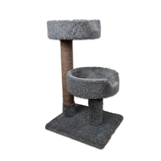 HYBERNEST DUPLEX CAT TOWER W/ (2) CAT BED