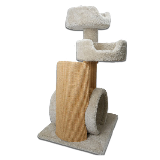 NANI-2 CAT TOWER W/ (2) CAT BED & CAT SCRATCHER