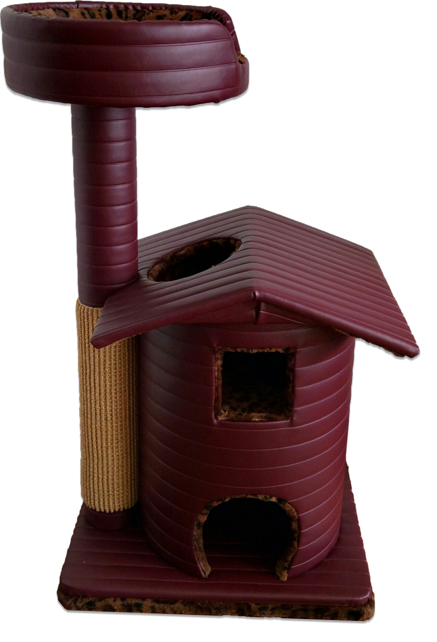 QUEEN'S KASTLE LUXURY CAT TOWER W/ CAT BED