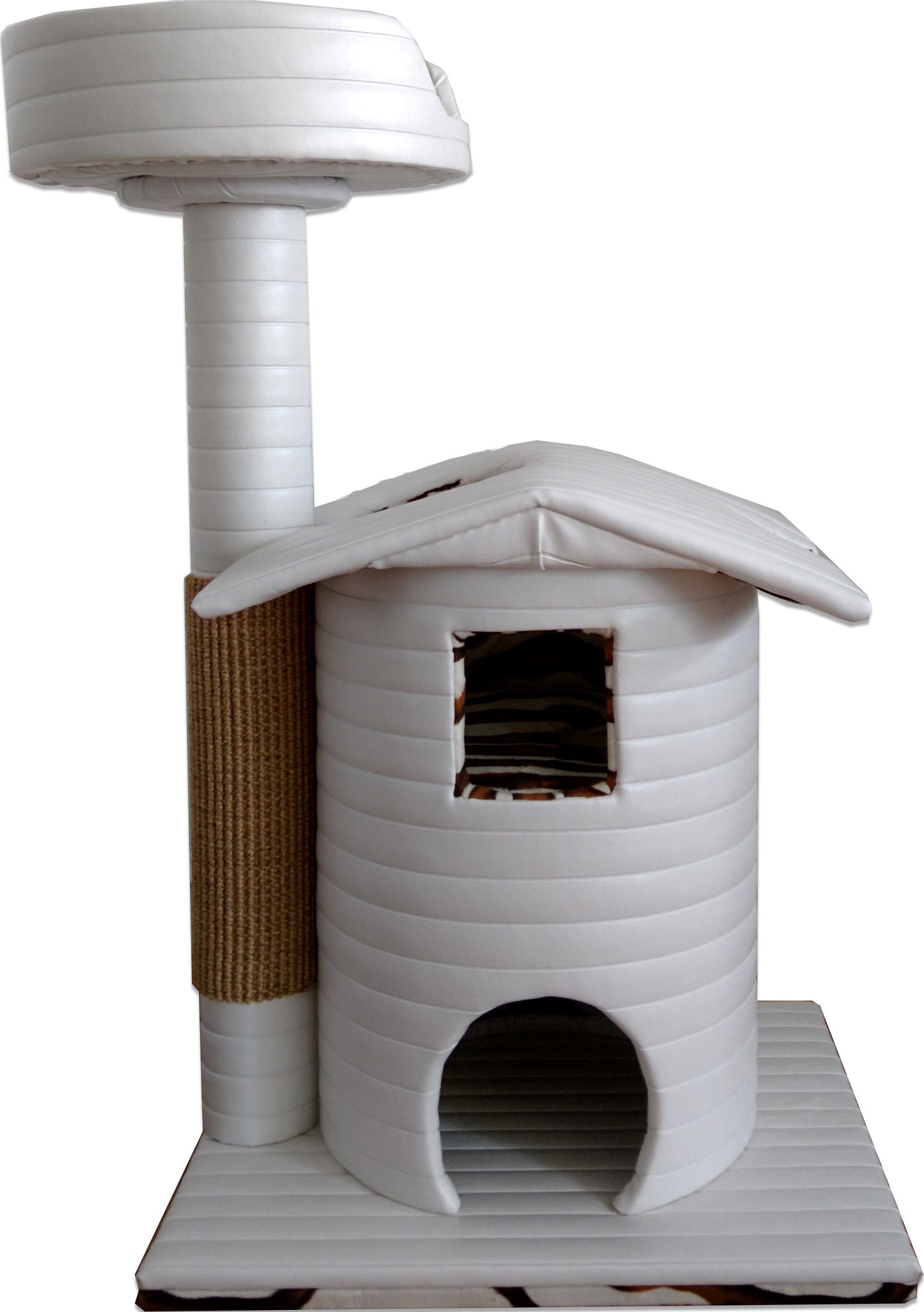 QUEEN'S KASTLE LUXURY CAT TOWER W/ CAT BED