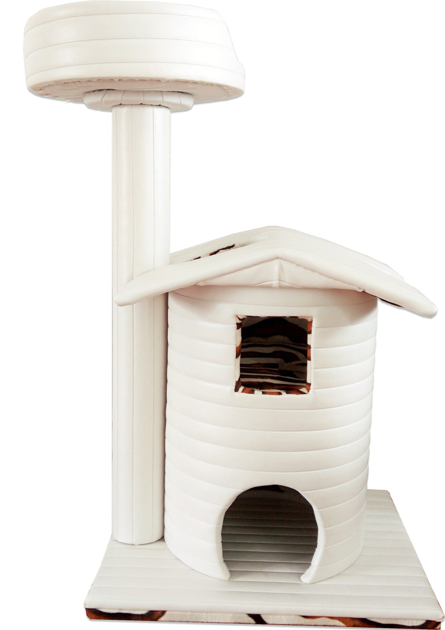 QUEEN'S KASTLE LUXURY CAT TOWER W/ CAT BED