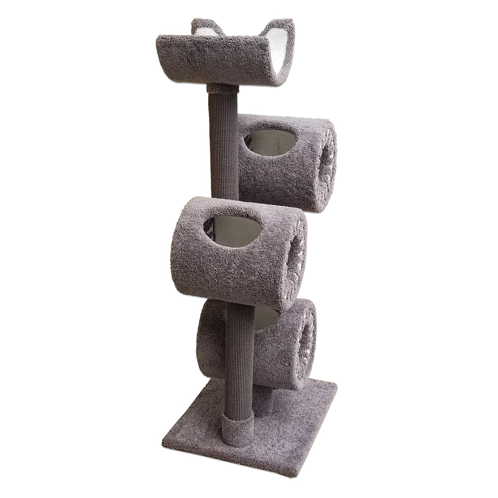 T3P1 DELUXE CAT TOWER W/ (3) CAT TUNNEL & (1) CAT PERCH